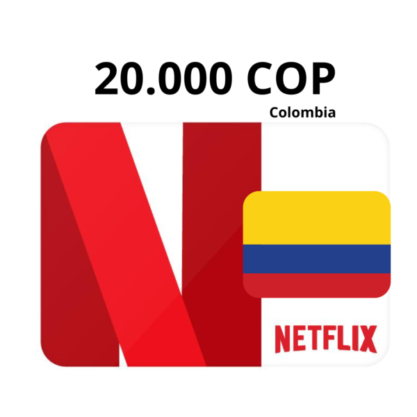 NETFLIX colombia gift card 20.000 COP