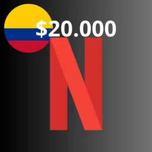 Gift Card Colombia Netflix email delivered, Tarjeta regalo Netflix Colombia Correo electrónico pin $20.000 COP
